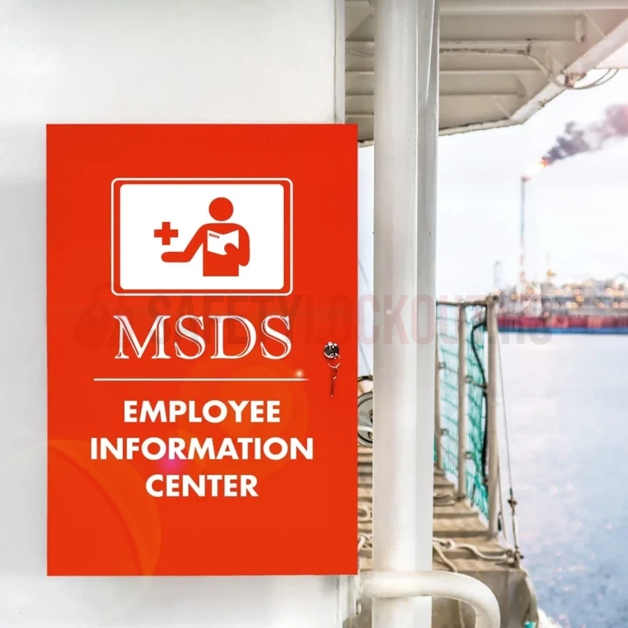 Dulap MSDS / SDS pentru fișe de securitate, seria 56-12 — Cabinete pentru comunicarea pericolelor și fișe tehnice de securitate (MSDS) | Safety Lockout