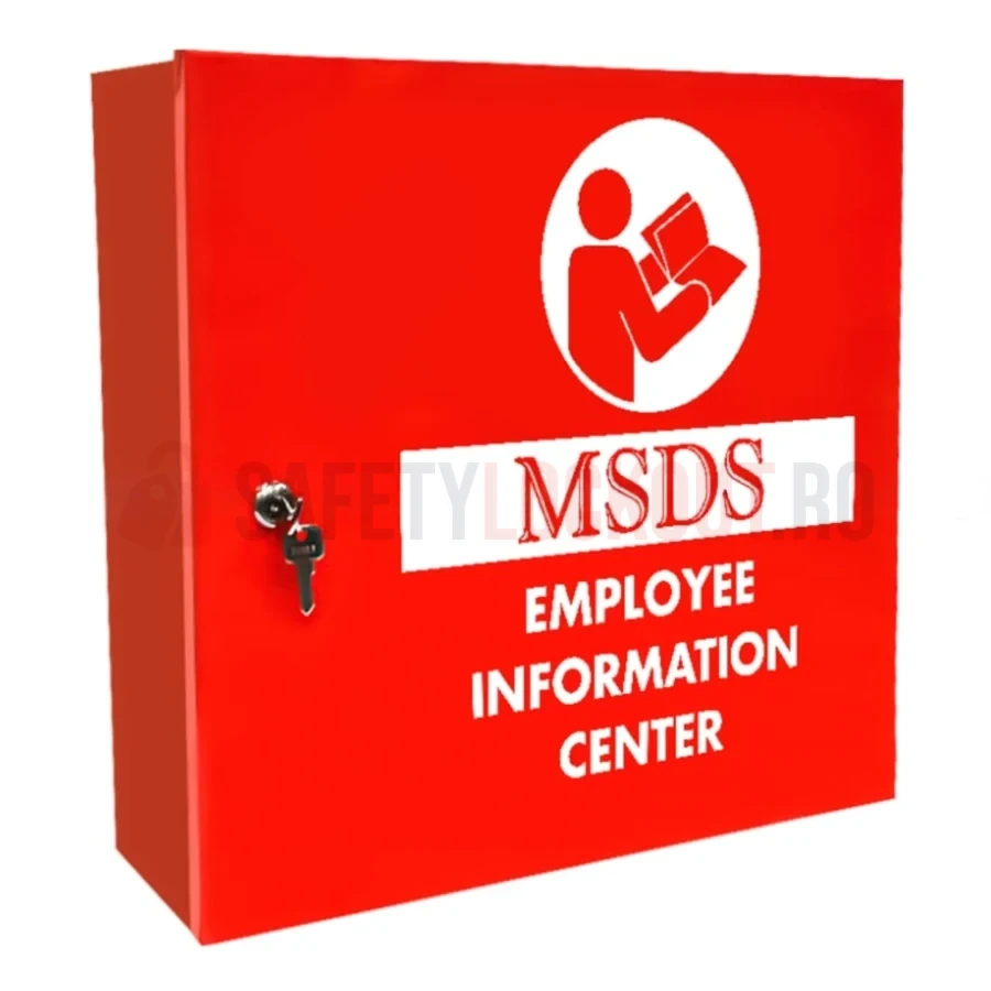 Cabinet MSDS / SDS pentru fișe de securitate, oțel — LT-5613 — Cabinete pentru comunicarea pericolelor și fișe tehnice de securitate (MSDS) | Safety Lockout