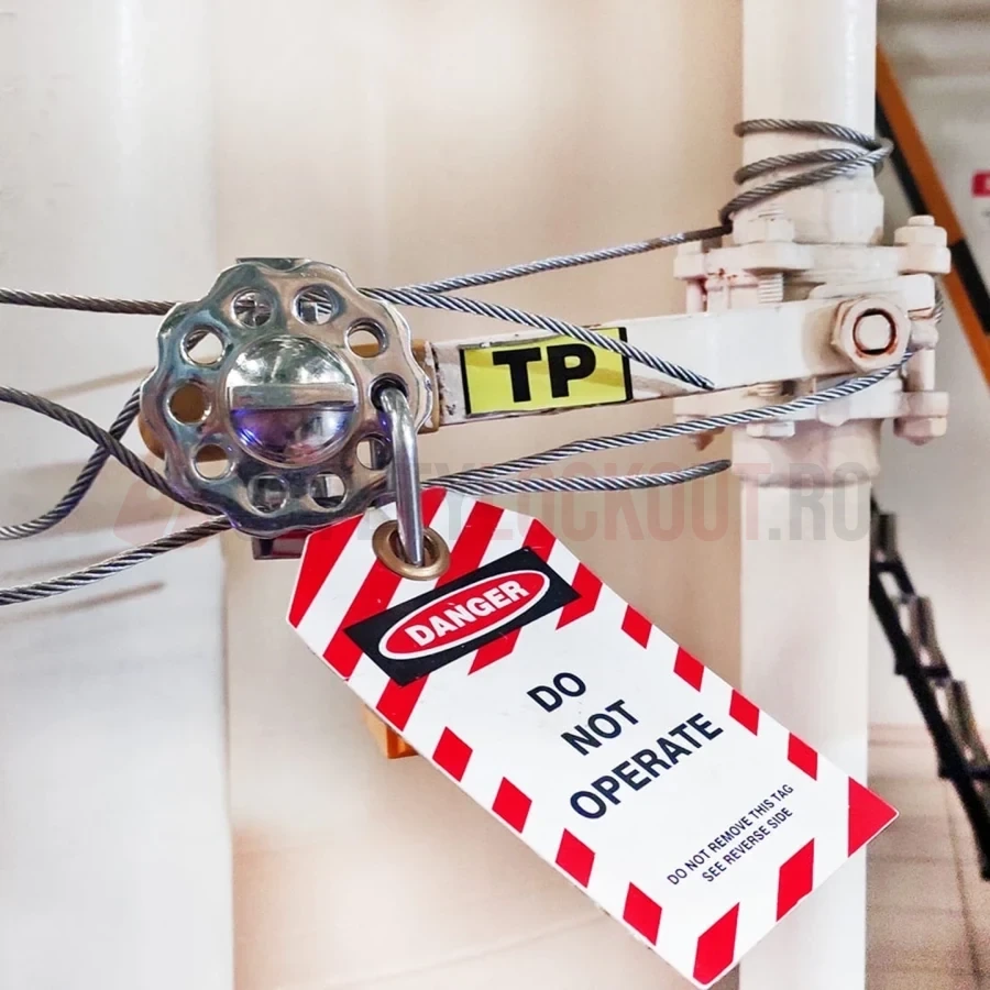 Cablu din oțel inoxidabil de 5 m pentru dispozitiv de blocare LT-MMCL — Dispozitive multipurpose cu cablu | Safety Lockout