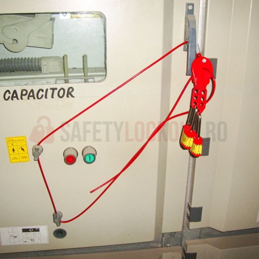Dispozitiv multipurpose de blocare cu cablu, tip hasp cu 7 orificii — Dispozitive multipurpose cu cablu | Safety Lockout
