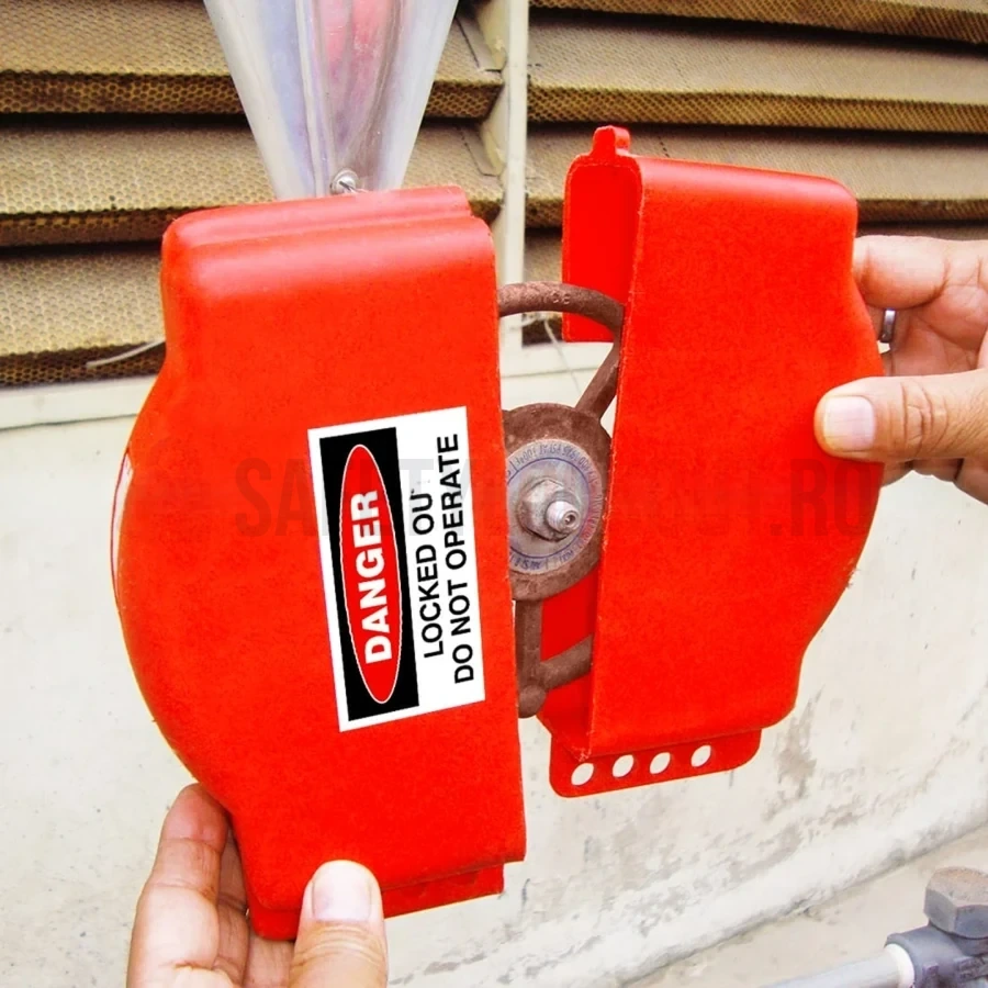 Dispozitiv Ajustabil de Blocare Valvă Industrială, ø 25–165 mm — Dispozitive reglabile de blocare pentru valvă poartă | Safety Lockout