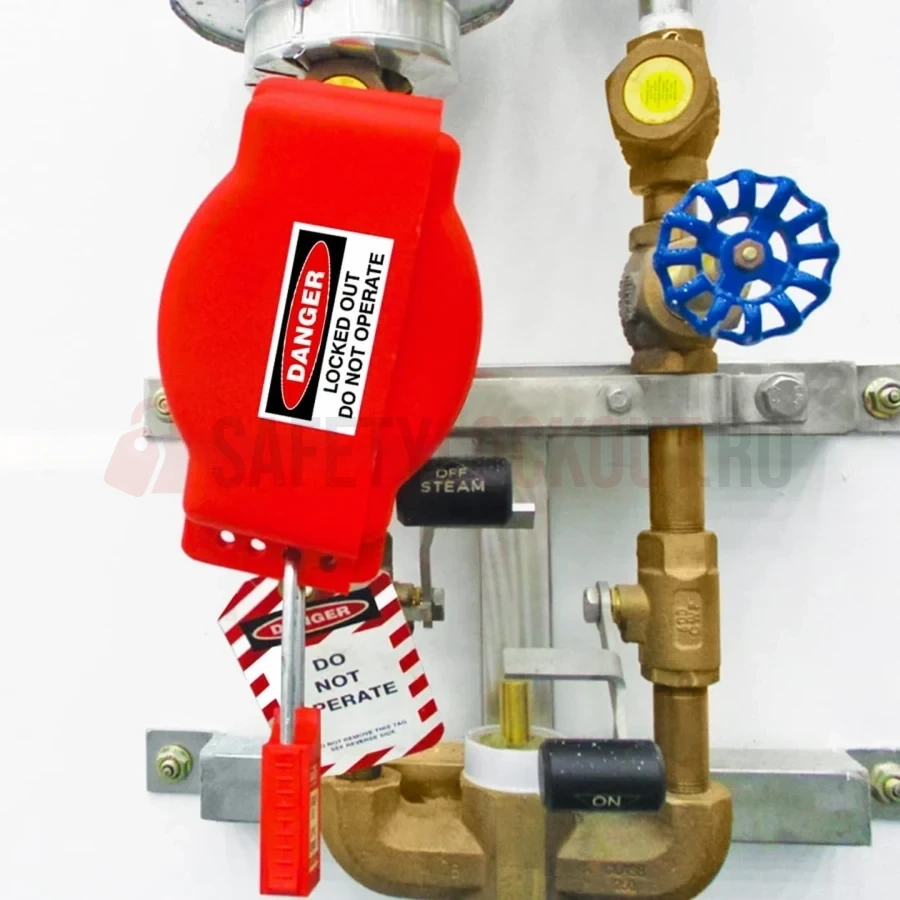 Dispozitiv Ajustabil de Blocare Valvă Industrială, ø 25–165 mm — Dispozitive reglabile de blocare pentru valvă poartă | Safety Lockout