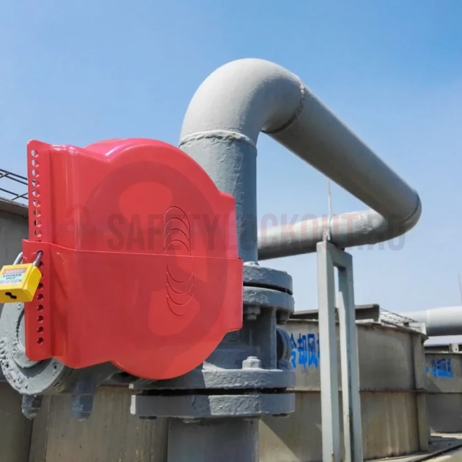 Dispozitiv Ajustabil Mare de Blocare Valvă Industrială, ø 150–400 mm — Dispozitive reglabile de blocare pentru valvă poartă | Safety Lockout