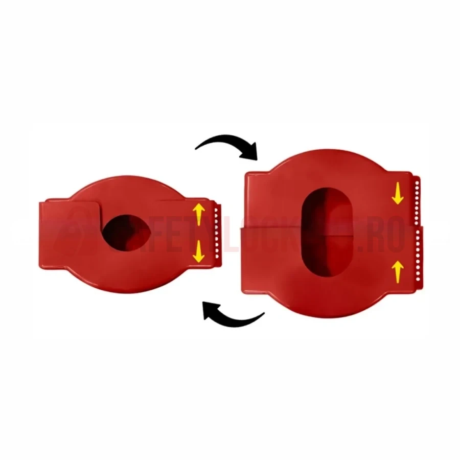 Dispozitiv Ajustabil Mare de Blocare Valvă Industrială, ø 150–400 mm — Dispozitive reglabile de blocare pentru valvă poartă | Safety Lockout