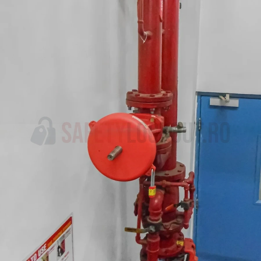 Dispozitiv Ajustabil de Blocare Valvă Industrială, cu Decupaj (ø 25–165 mm) — Dispozitive reglabile de blocare pentru valvă poartă | Safety Lockout