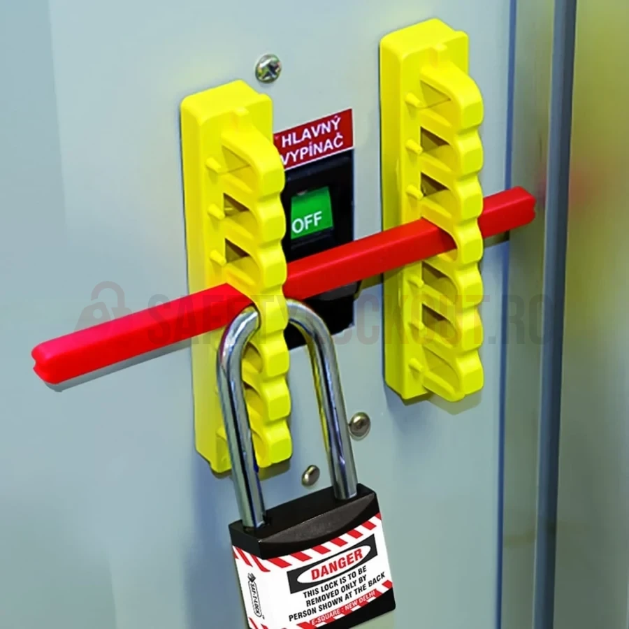 Kit LOTO cu bară de blocare, bază groasă 7B — Dispozitiv de blocare cu bară de blocare | Safety Lockout