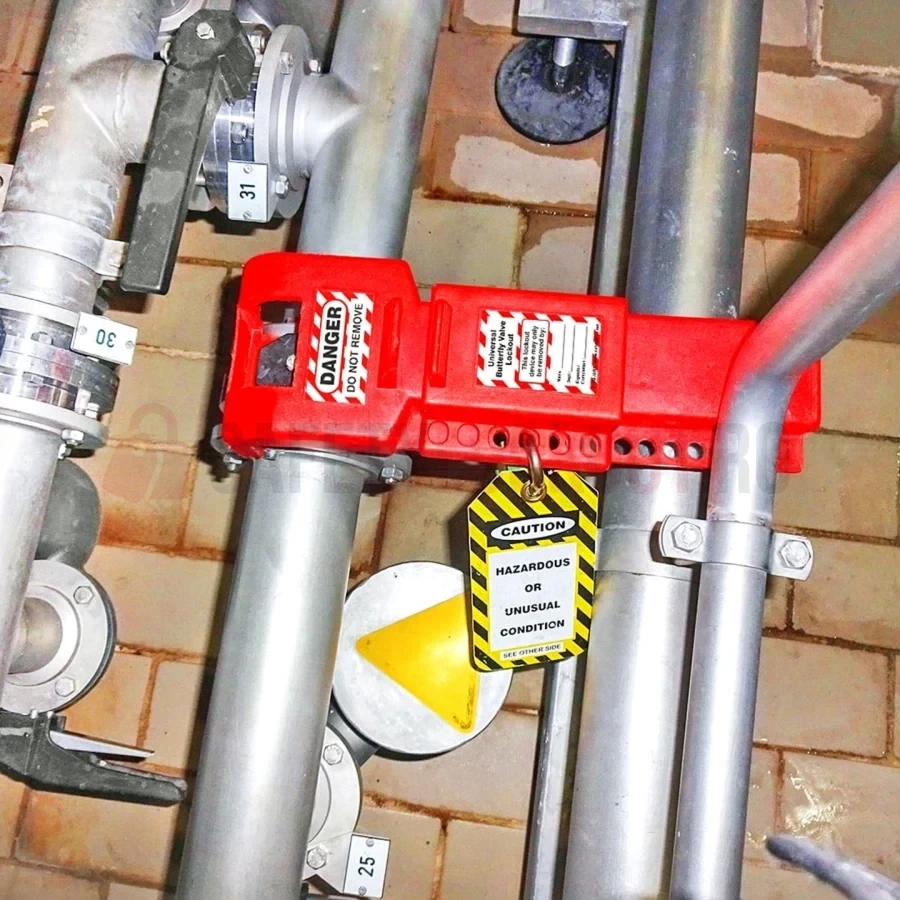 Dispozitiv de blocare pentru valvă fluture — Dispozitive de blocare pentru valve fluture | Safety Lockout