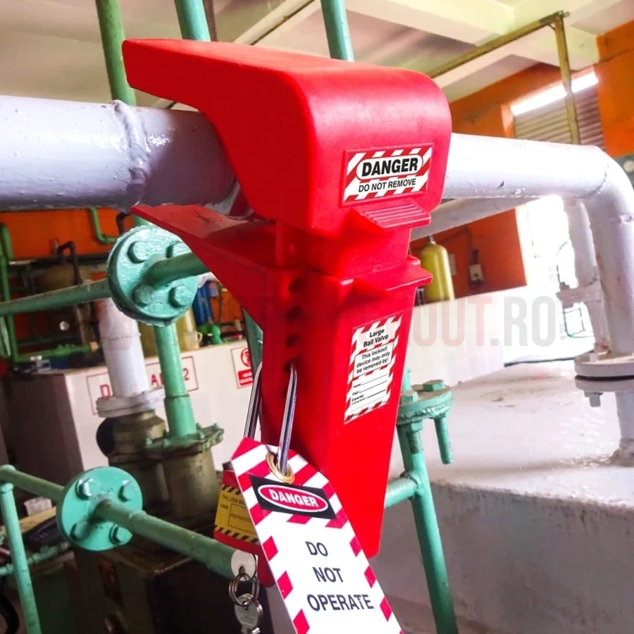Dispozitiv de Blocare Robinet cu Bilă Mare, Ø 2″ – 8″ — Dispozitive de blocare pentru valvă cu bilă | Safety Lockout