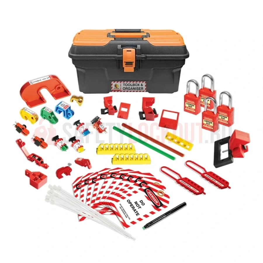 Kit LOTO Profesional pentru Disjunctor - Varianta Ultimate — Kituri LOTO | Safety Lockout