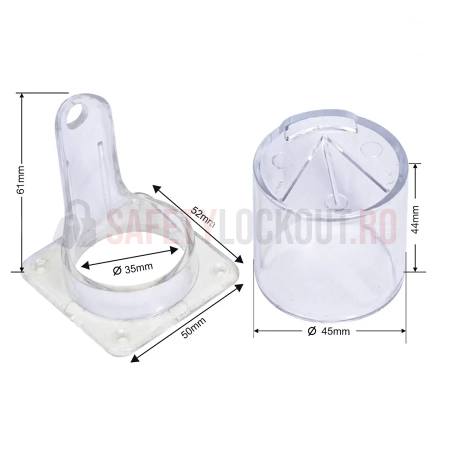 Dispozitiv de blocare pentru butoane panou electric, rotund, 45 mm — Dispozitive de blocare pentru panouri electrice | Safety Lockout