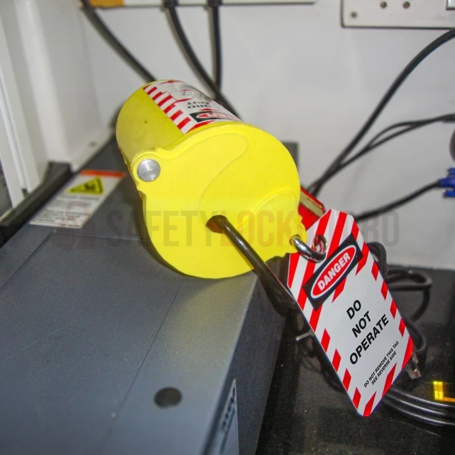 Dispozitiv de blocare pentru ștecher electric cilindric — Dispozitiv de blocare pentru ștecher cilindric | Safety Lockout