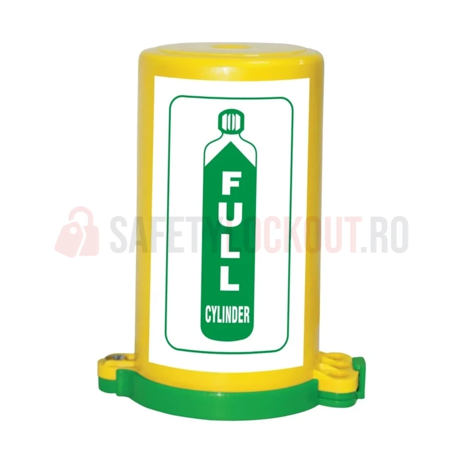 Dispozitiv de blocare pentru cilindru, capac verde, plin — Dispozitiv convențional de blocare pentru cilindru | Safety Lockout