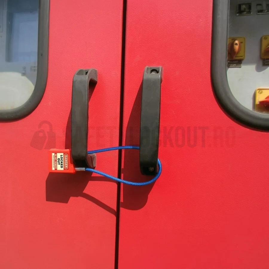 Lacăt LOTO cu cablu 90 cm — Lacăte LOTO de siguranță cu cablu | Safety Lockout