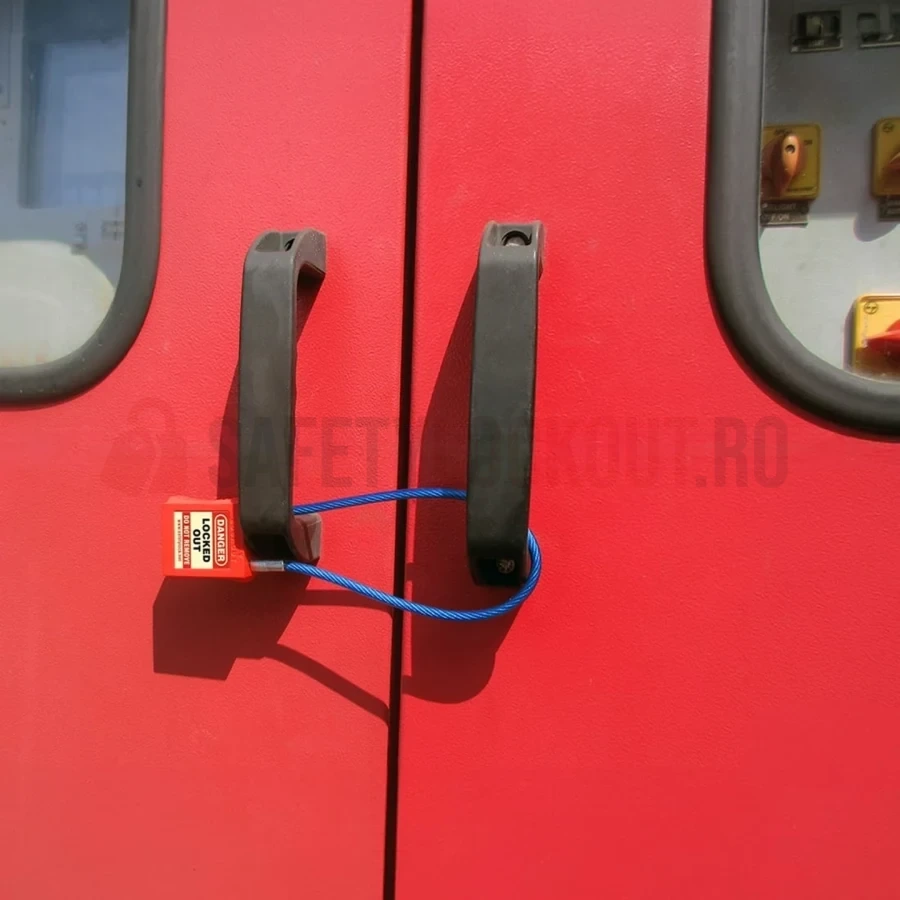 Lacăt LOTO cu cablu 120 cm — Lacăte LOTO de siguranță cu cablu | Safety Lockout
