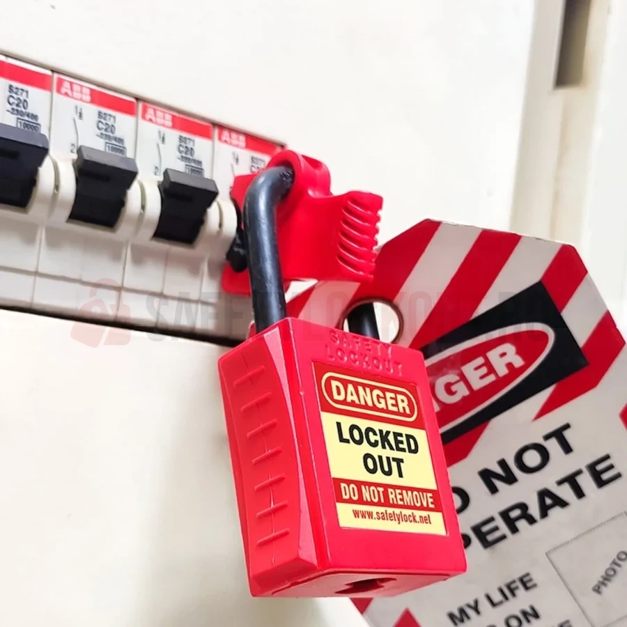 Kit Combo 5 Dispozitive de Blocare Disjunctor cu Șurub — Dispozitiv de blocare pentru disjunctor | Safety Lockout