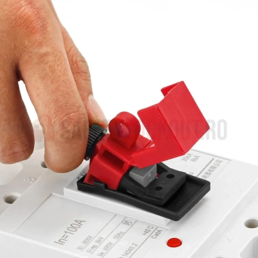 Kit Combo Clamp-On Dispozitive de Blocare (Clapetă Flexibilă) — Dispozitiv de blocare pentru disjunctor | Safety Lockout