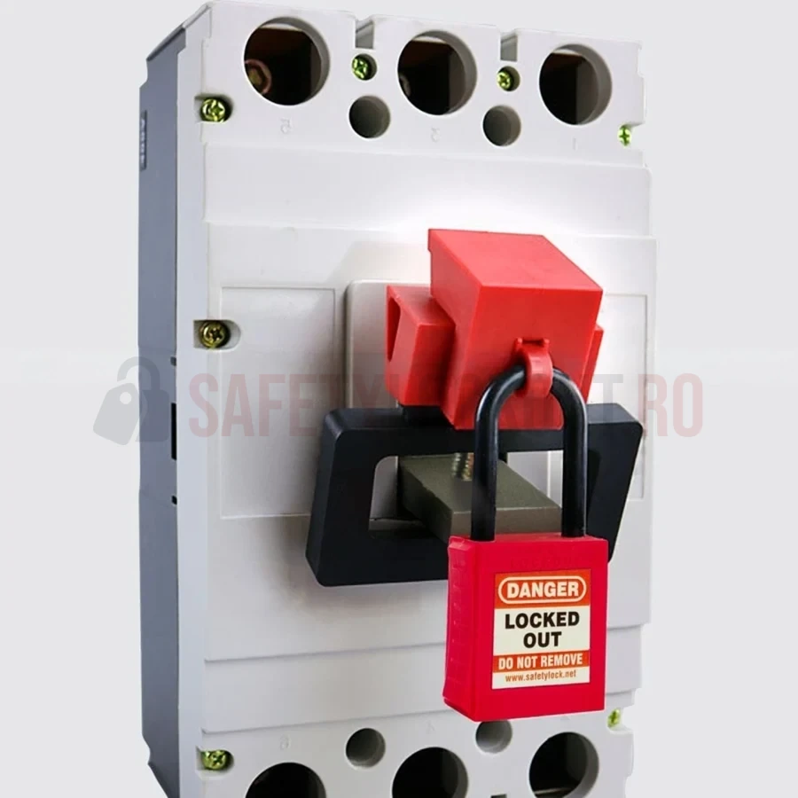 Kit Combo Clamp-On Dispozitive de Blocare (Clapetă Flexibilă) — Dispozitiv de blocare pentru disjunctor | Safety Lockout
