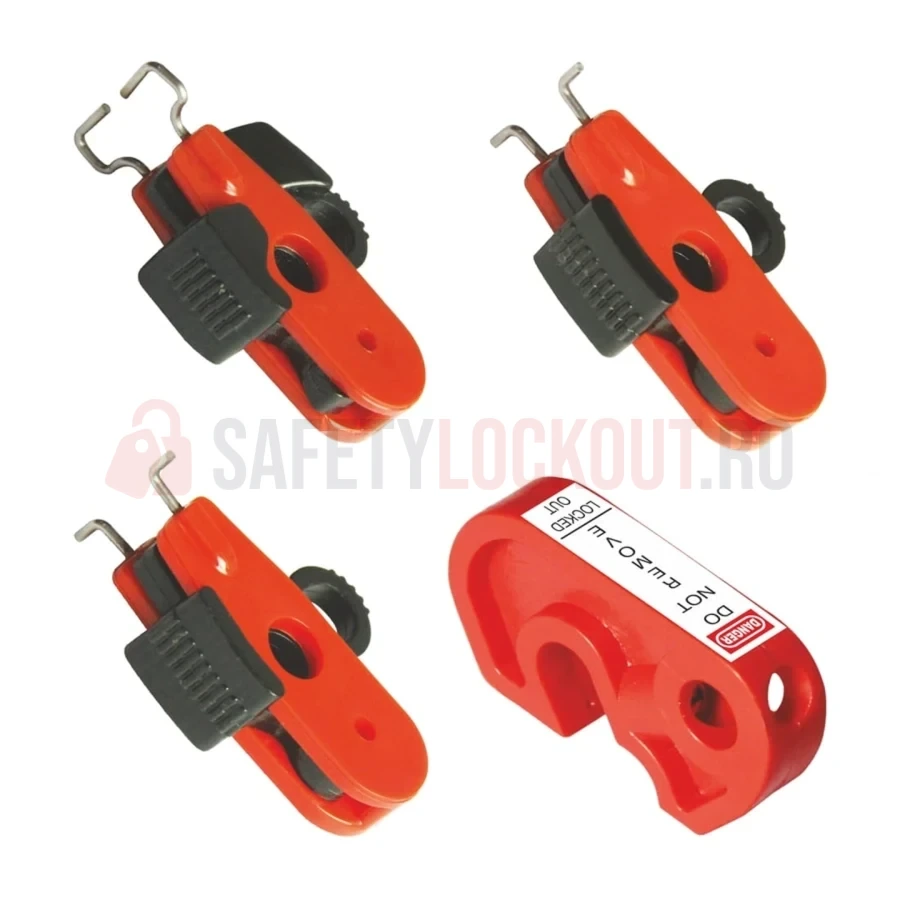 Kit Combo 4 Dispozitive de Blocare Disjunctor Premier și Europa — Dispozitiv de blocare pentru disjunctor | Safety Lockout