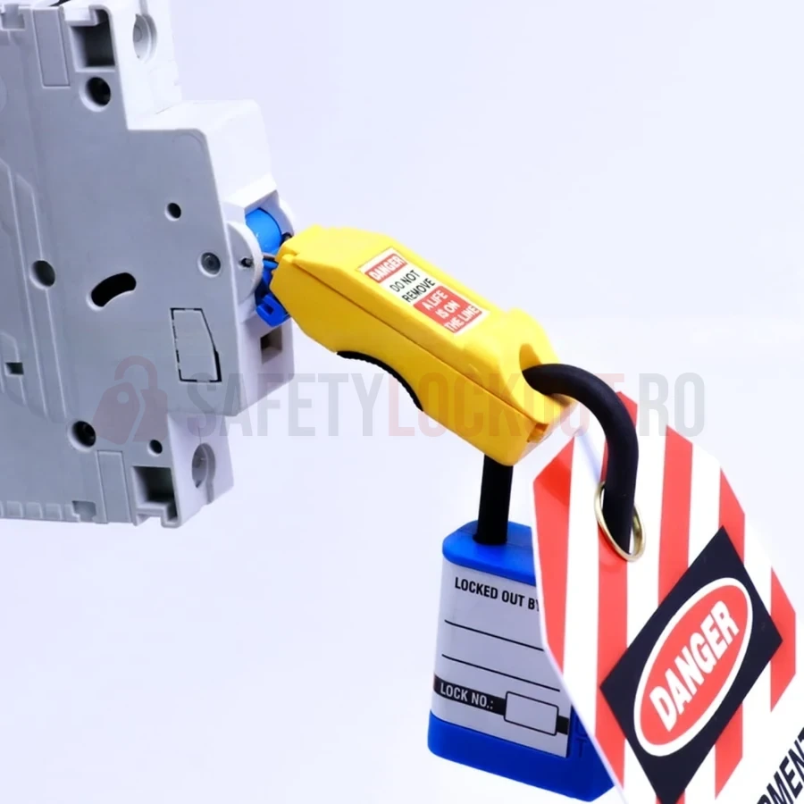 Kit Combo 4 Dispozitive de Blocare Disjunctor Slider și Europa — Dispozitiv de blocare pentru disjunctor | Safety Lockout