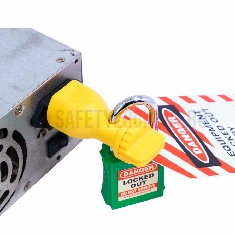 Dispozitiv de blocare pentru cablu de alimentare computer — Dispozitiv de blocare pentru cablu de alimentare computer | Safety Lockout
