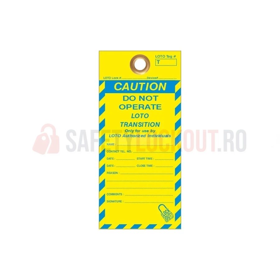 Etichete de blocare LOTO personalizate — Do Not Operate — Etichete LOTO personalizate | Safety Lockout