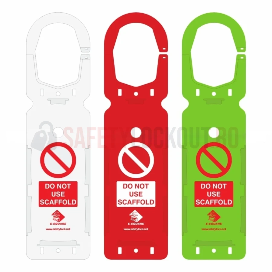 Suport tip gheară pentru etichetă de schelă, Premier — Suport tip gheară și etichete Premier pentru schele | Safety Lockout