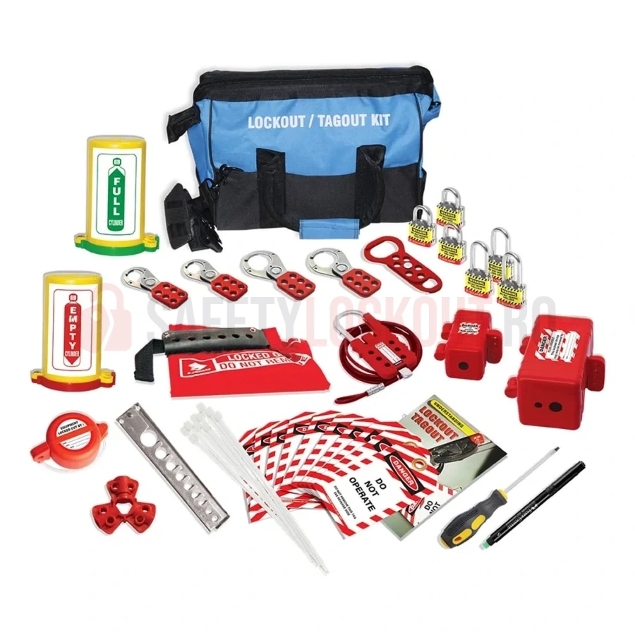 Kit LOTO pentru Cilindri și Sisteme Pneumatice LT-CYP-01 — Kituri LOTO | Safety Lockout