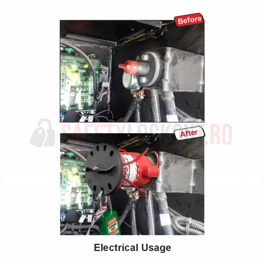 Dispozitiv de blocare de siguranță pentru energie electrică, cu cablu de 1 m — Blocare de siguranță pentru energie electrică | Safety Lockout