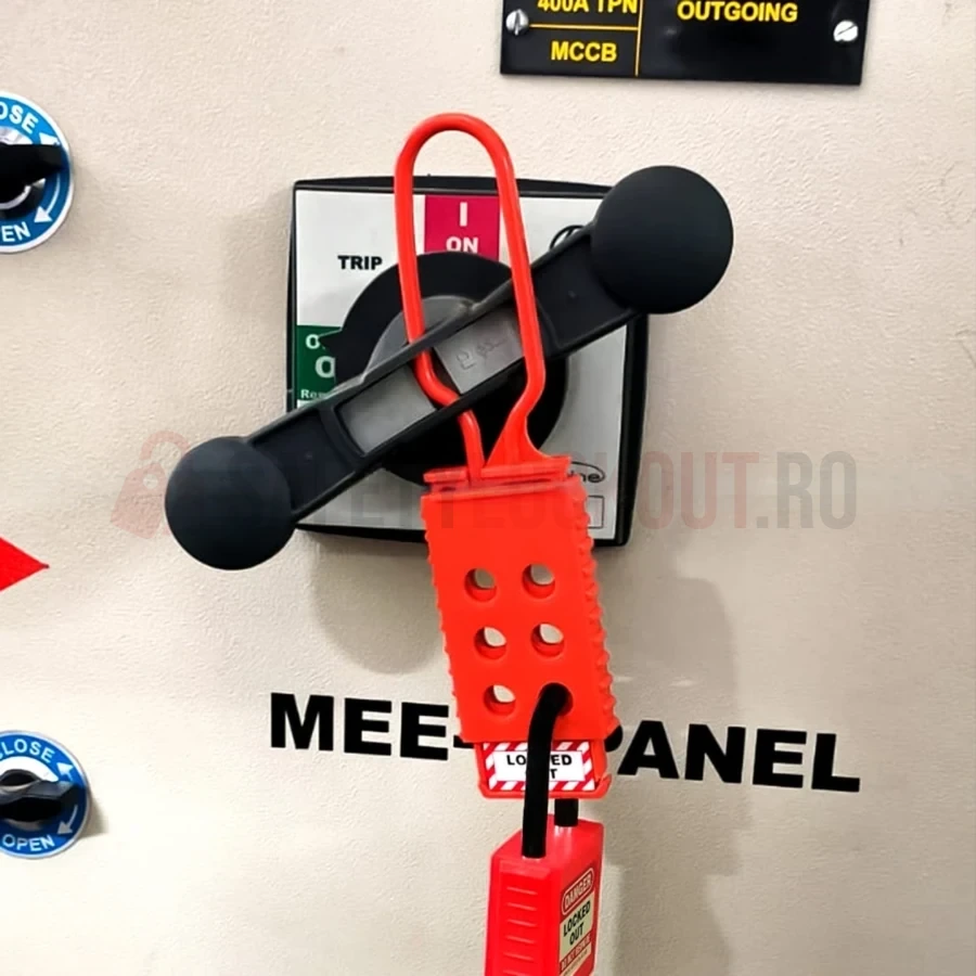 Hasp dielectric LOTO flexibil, 6 orificii, bridă 5,5 mm — Hasp dielectric | Safety Lockout