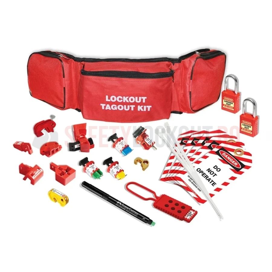 Kit LOTO Electric Economic cu Borsetă de Șold — Kituri LOTO | Safety Lockout