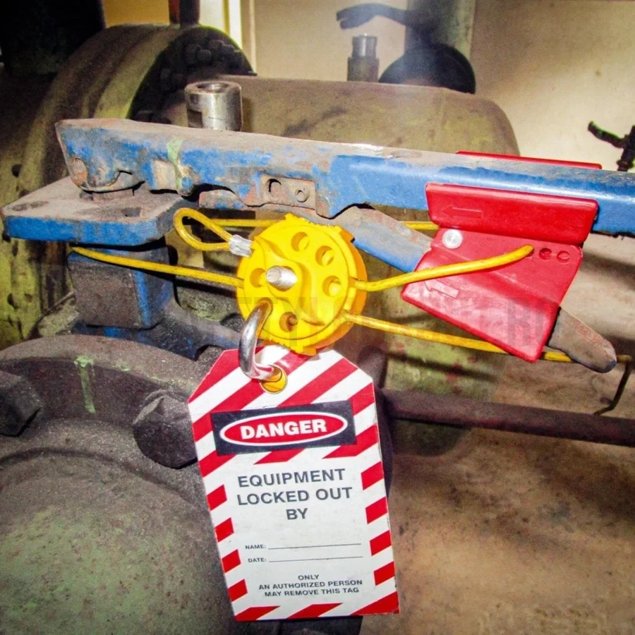 Dispozitiv multipurpose de blocare cu cablu de 2 m și cheie — Dispozitive multipurpose cu cablu | Safety Lockout