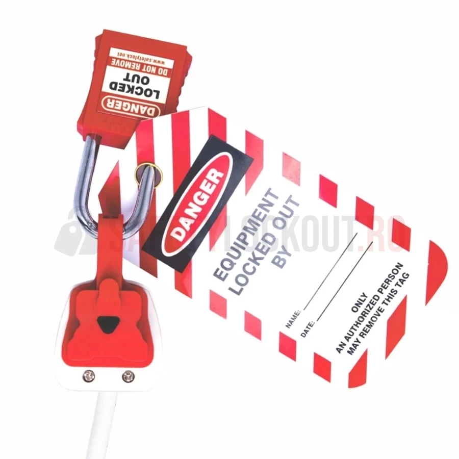 Dispozitiv de blocare pentru ștechere electrice, nailon — Dispozitiv de blocare pentru ștecher de aparat electrocasnic | Safety Lockout