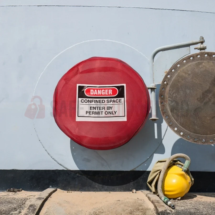 Husă elastică ventilată pentru spații închise, mică, 22 inchi — Huse de blocare pentru spații închise | Safety Lockout