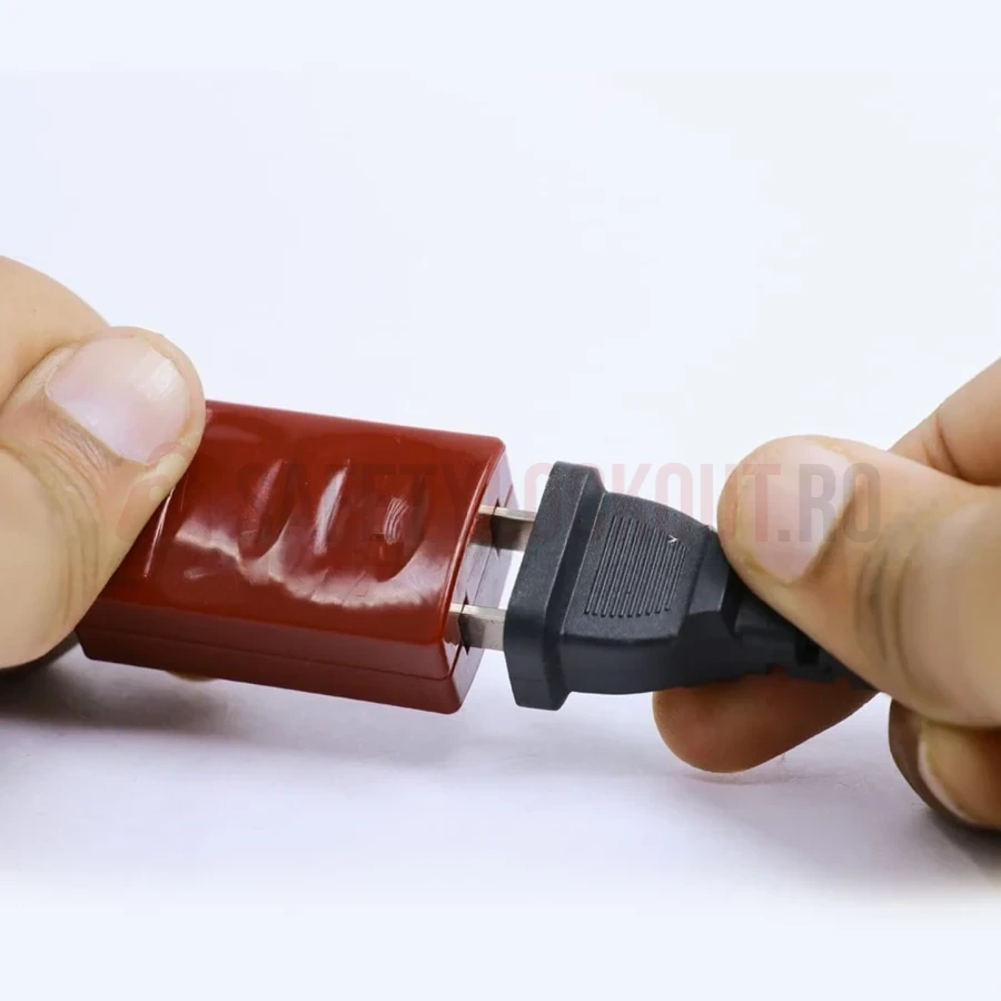 Dispozitiv de blocare pentru ștecher electric, 2-3 pini — Dispozitiv de blocare pentru ștecher american | Safety Lockout