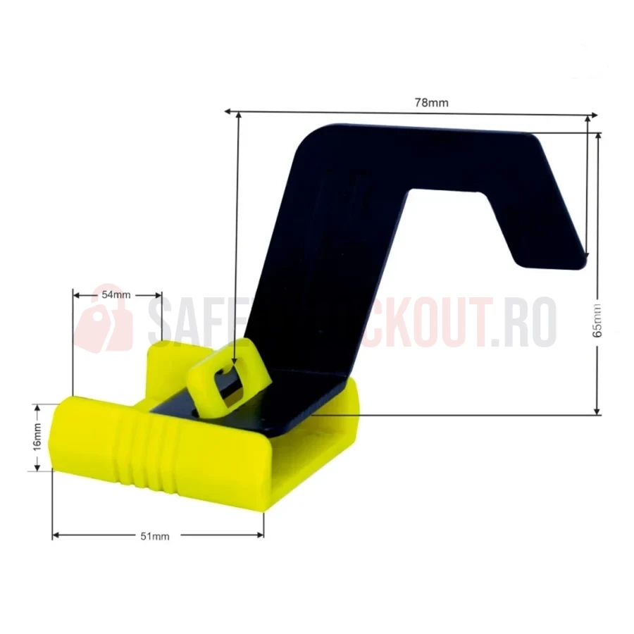 Dispozitiv de blocare pentru panou electric, mâner mare — Dispozitive de blocare pentru panouri electrice | Safety Lockout
