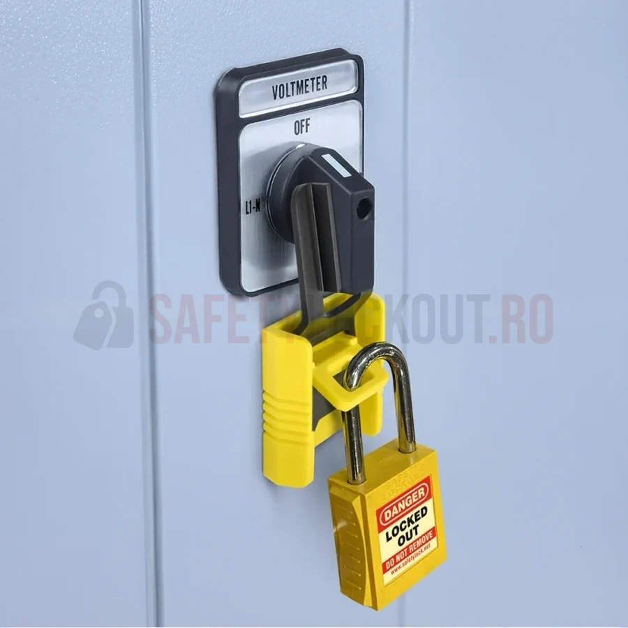 Dispozitiv de blocare pentru panou electric, comutator rotativ — Dispozitive de blocare pentru panouri electrice | Safety Lockout