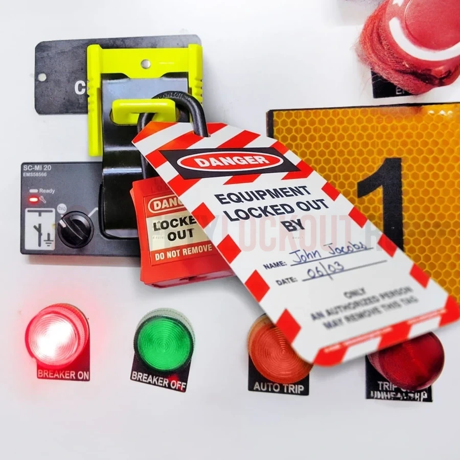 Set de 6 dispozitive de blocare pentru panouri electrice — Dispozitive de blocare pentru panouri electrice | Safety Lockout
