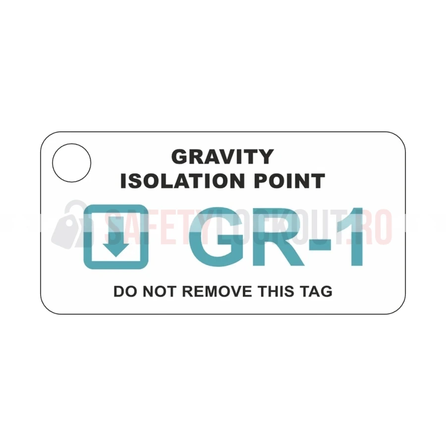 Etichetă LockPoint identificare sursă de energie – Punct de izolare gravitațională — Etichete LockPoint pentru identificarea surselor de energie | Safety Lockout