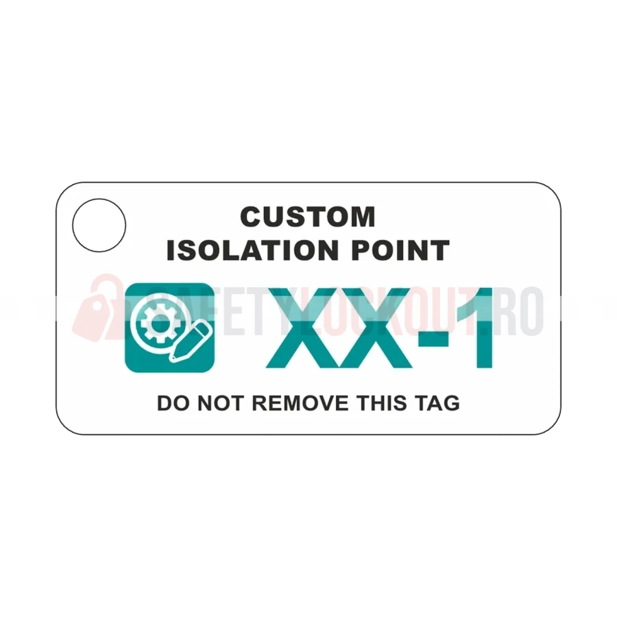 Etichetă LockPoint personalizată pentru identificarea sursei de energie — Etichete LockPoint pentru identificarea surselor de energie | Safety Lockout