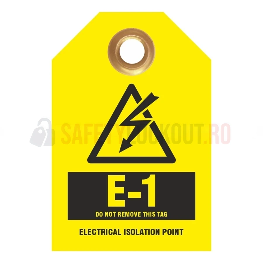 Etichetă standard de identificare a sursei de energie, punct electric — Etichete de identificare a sursei de energie | Safety Lockout