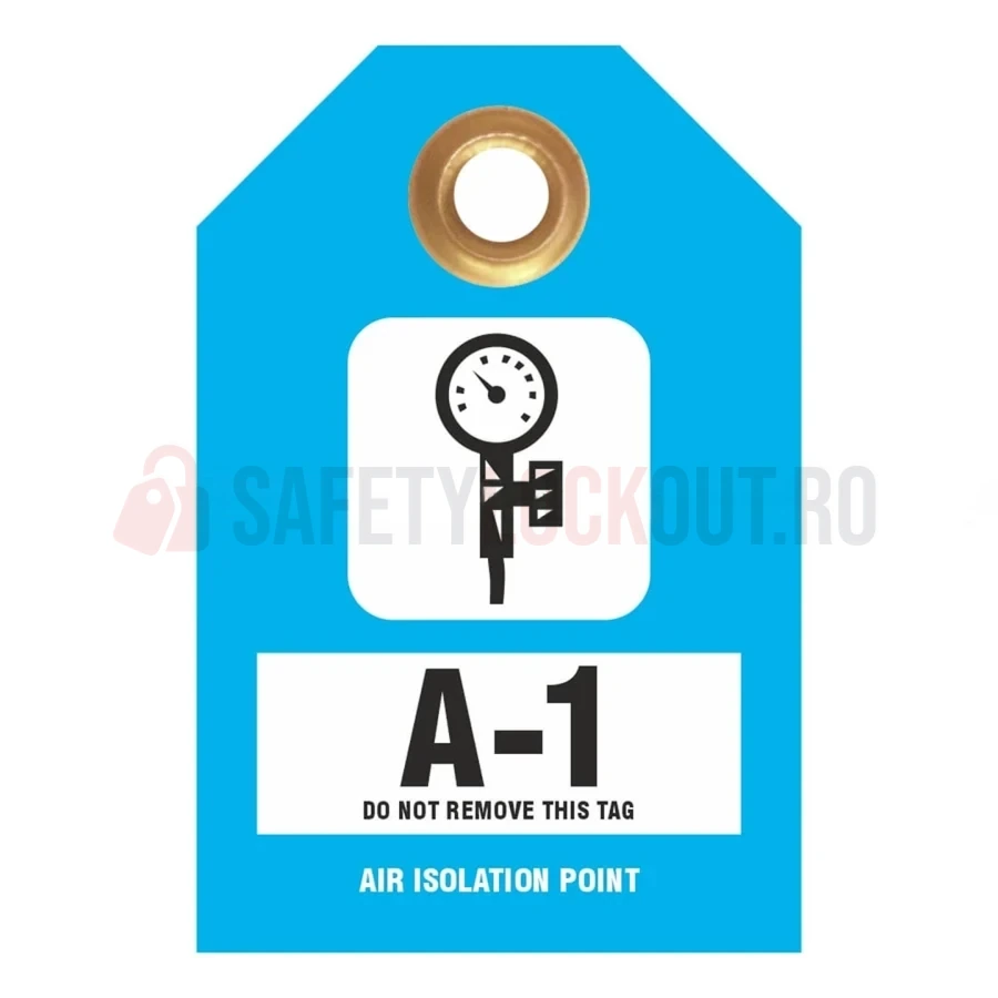 Etichetă identificare sursă de energie — Punct izolare aer — Etichete de identificare a sursei de energie | Safety Lockout