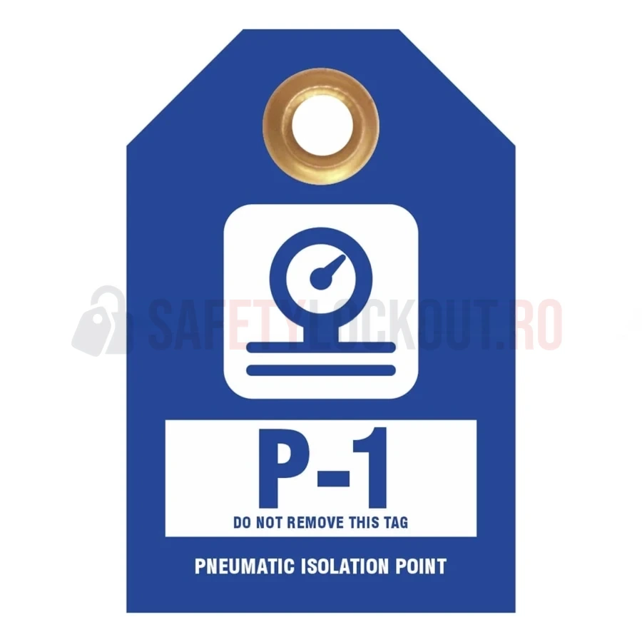 Etichetă identificare sursă de energie — Punct pneumatic — Etichete de identificare a sursei de energie | Safety Lockout