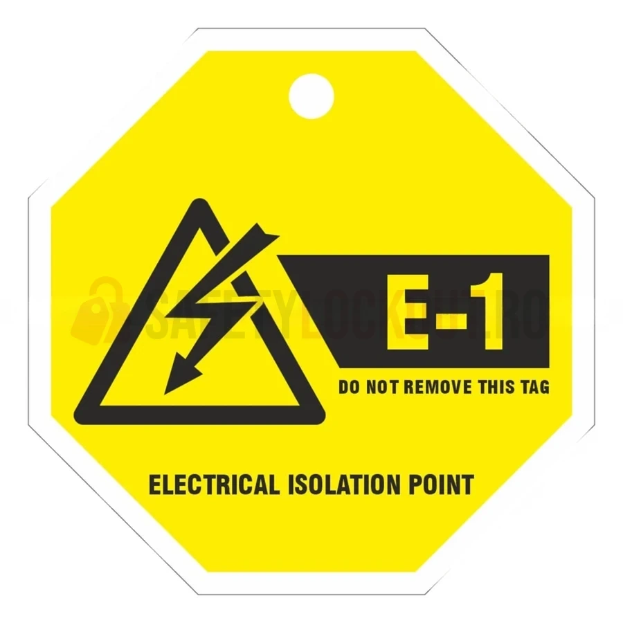 Etichete octogonale pentru identificarea sursei de energie — Etichete de identificare a sursei de energie | Safety Lockout