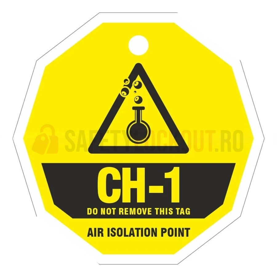 Etichete de identificare a sursei de energie, formă decagonală — Etichete de identificare a sursei de energie | Safety Lockout