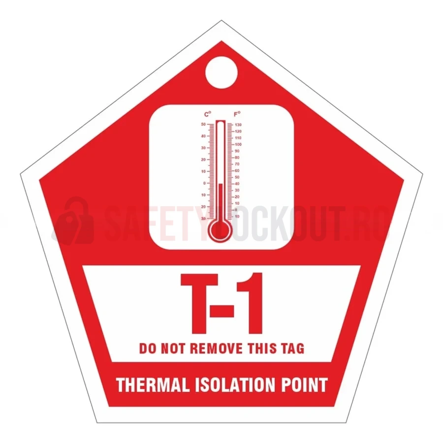 Etichete de identificare a sursei de energie, formă pentagonală — Etichete de identificare a sursei de energie | Safety Lockout