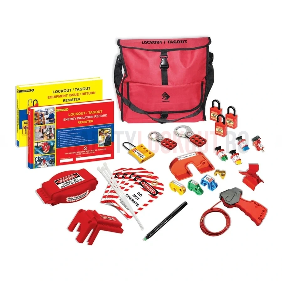 Kit LOTO Mixt pentru Sisteme Electrice și Valve - Varianta de Bază — Kituri LOTO combinate pentru echipamente electrice și valve | Safety Lockout