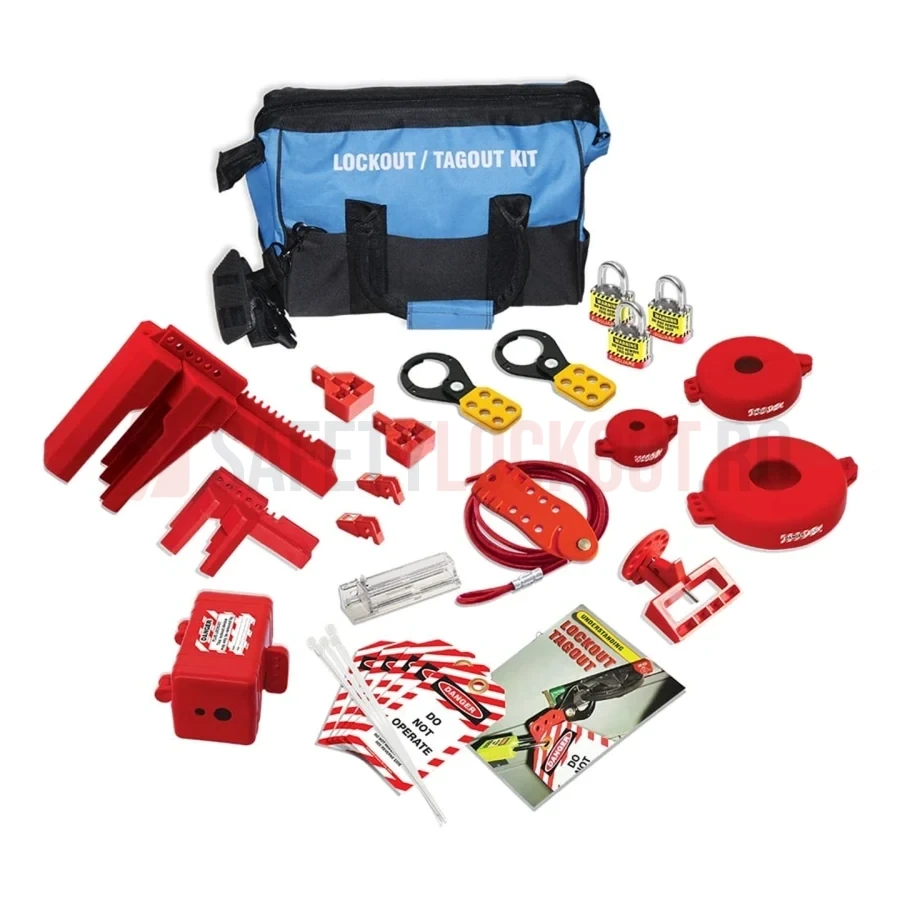 Kit LOTO Complet pentru Sisteme Electrice și Valve — Kituri LOTO | Safety Lockout