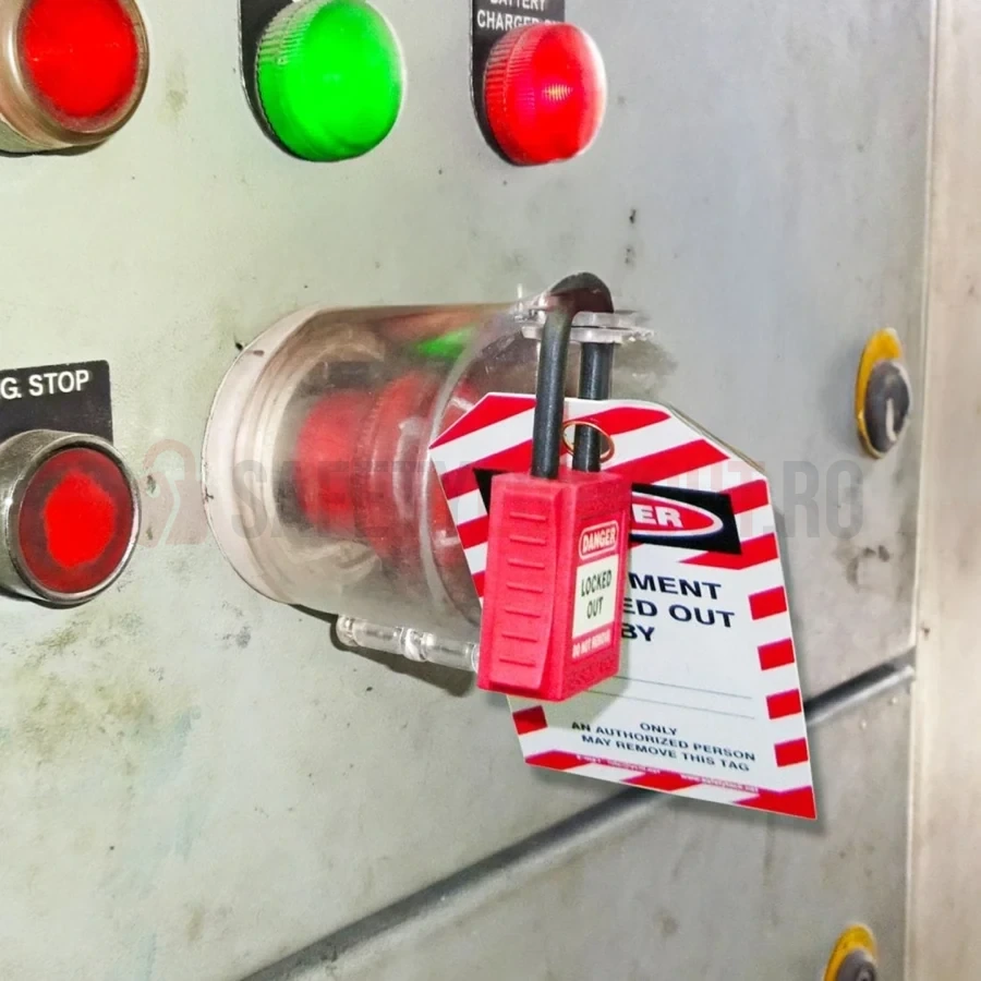 Dispozitiv de blocare tip 'Flexible Cocoon' pentru butoane — Dispozitive de blocare pentru panouri electrice | Safety Lockout