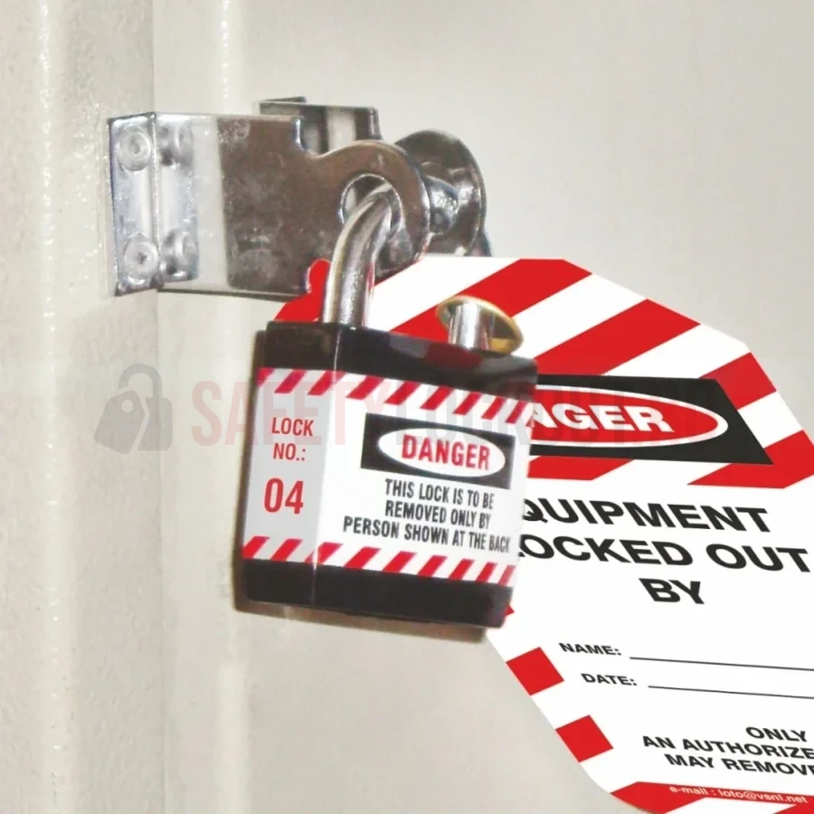 Ochet plat pentru lacăt LOTO, model mic — Lacăte de siguranță LOTO | Safety Lockout