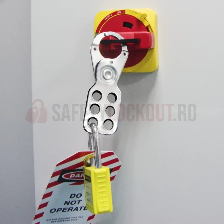 Hasp LOTO din oțel inoxidabil, fălci 25 mm — Hasp LOTO | Safety Lockout